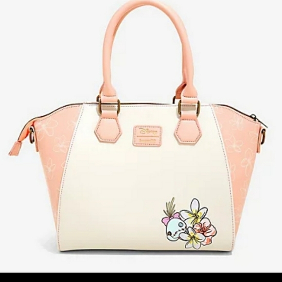 NWT Loungefly Lilo and Stitch Floral Satchel - Picture 3 of 11